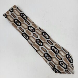 Givenchy Tie Men Necktie Silk‎ Formal Necktie Paisley Honeycomb Monsieur Adult